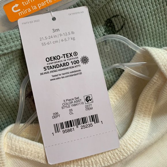 🍉3/$15🍉 Carter’s Just One You Bodysuit & Sweater Set “Nuts About You” 3M - Picture 14 of 14